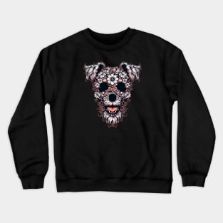 Floral Pup Crewneck Sweatshirt